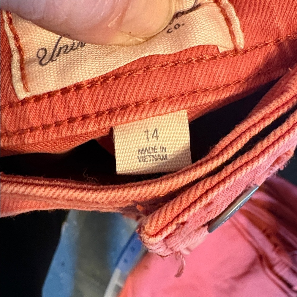 Rust High Rise Sailor Wide Leg Jeans - Picture 4 of 5